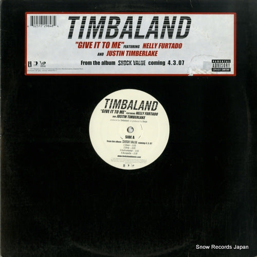 TIMBALAND give it to me B0008759-11