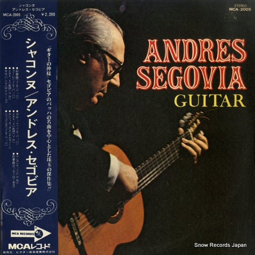 SEGOVIA, ANDRES chaconne MCA-2005