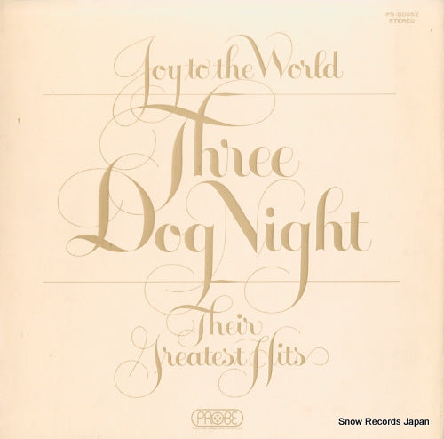 THREE DOG NIGHT joy to the world their greatest hits IPS-80052