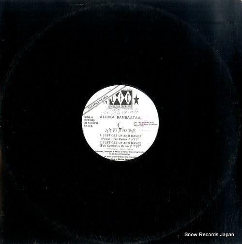 AFRIKA BAMBAATAA just get up and dance (techno remix) DFC060