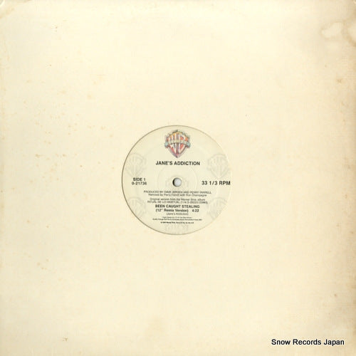 JANE'S ADDICTION been caught stealing 0-21736