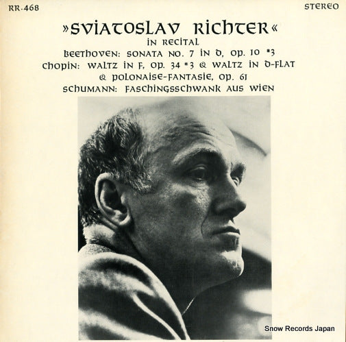 RICHTER, SVIATOSLAV in recital RR.468