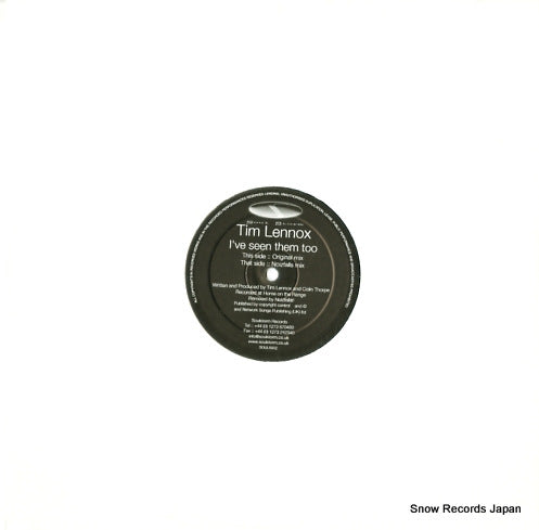 LENNOX, TIM i've seen them too SOULS002