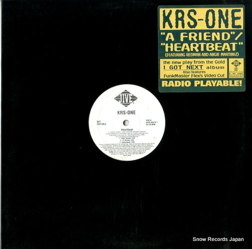 KRS-ONE a friend/heartbeat JDCD-42474-1