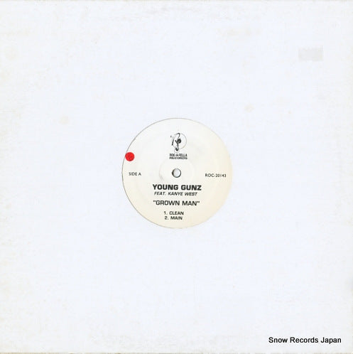 GUNZ, YOUNG, AND KANYE WEST grown man ROC-20143