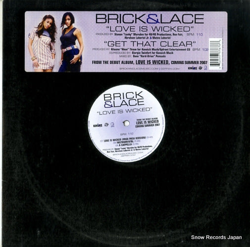 BRICK AND LACE love is wicked/get that clear BOOOO9352-11