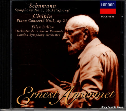 ANSERMET, ERNEST schumann; symphony no.1, op.38 "spring" POCL-4636