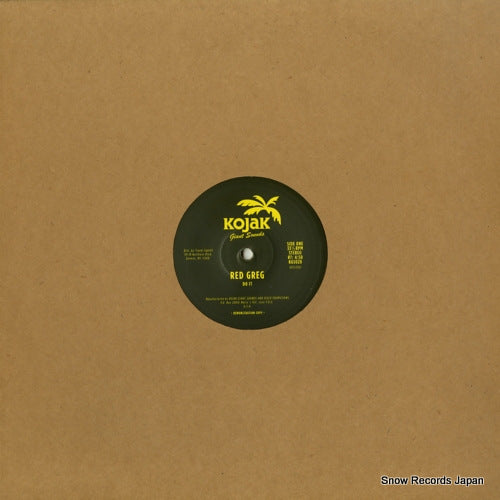 GREG, RED do it / peace KGS020