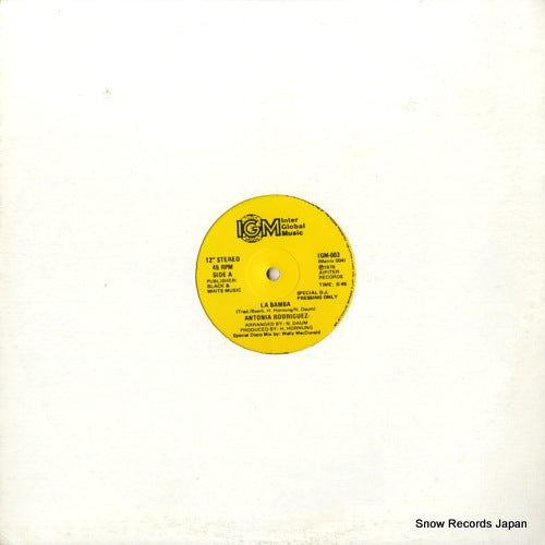 RODRIGUEZ, ANTONIA la bamba IGM-003