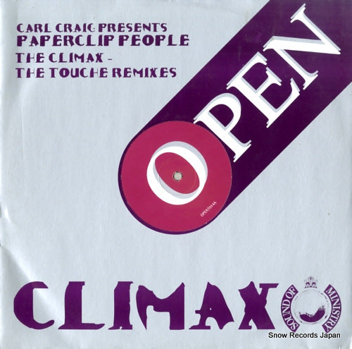 PAPERCLIP PEOPLE the climax (the touche remixes) OPENT014