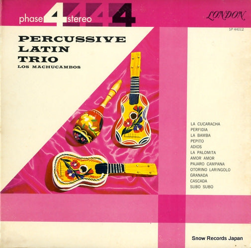 LOS MACHUCAMBOS percussive latin trio SP44012