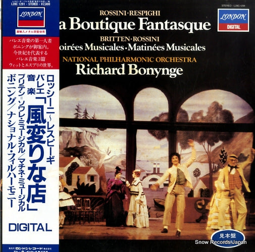 BONYNGE, RICHARD rossini / respighi,; la boutique fantasque(complete ballet) L28C1291