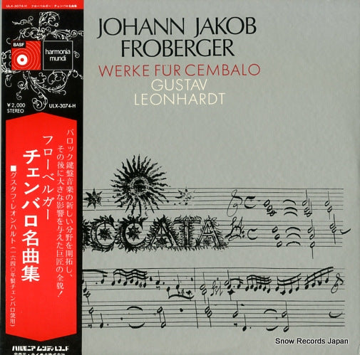 LEONHARDT, GUSTAV froberger; werke fur cembalo ULX-3074-H