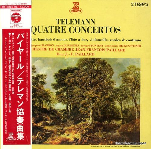 PAILLARD, JEAN-FRANCOIS telemann; quatre concertos OS-2327-RE