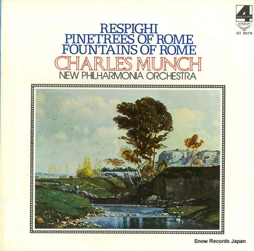 MUNCH, CHARLES respighi; pinetrees of rome GT9079