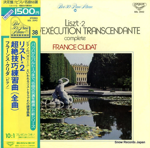 CLIDAT, FRANCE liszt; etudes d'execution transcendante-complete SOL2042