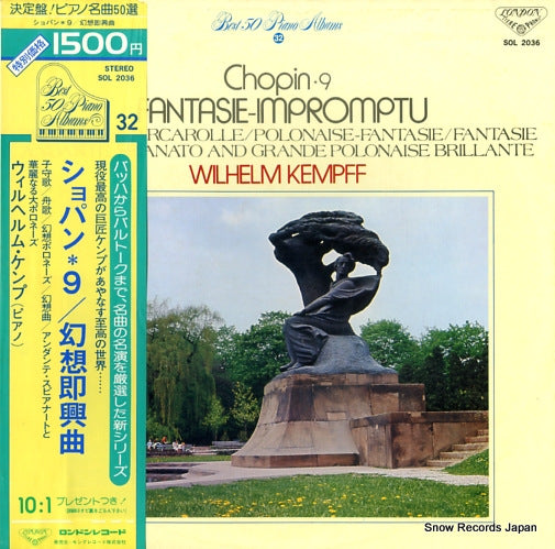 KEMPFF, WILHELM chopin; -9 / fantasie-impromptu SOL2036