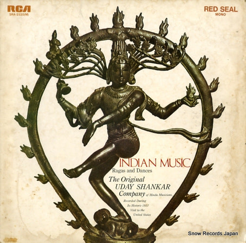 UDAY SHANKAR COMPANY indian music SRA-2520(M)