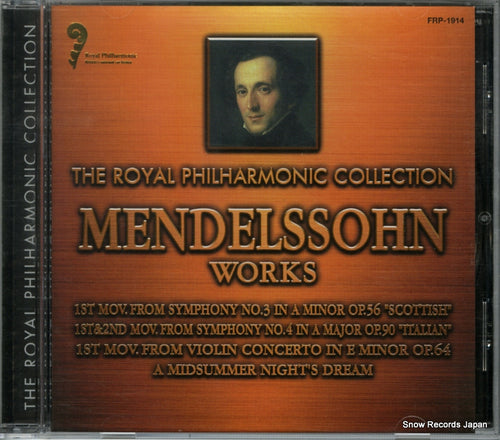 ROYAL PHILHARMONIC mendelssohn; works FRP-1914