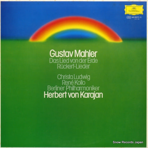 KARAJAN, HERBERT VON mahler; das lied von der erde MG8072
