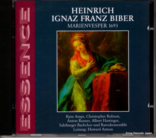 ARMAN, HOWARD biber; marienvesper 1693 AME3022-2