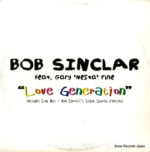 SINCLAR, BOB love generation DFTD111