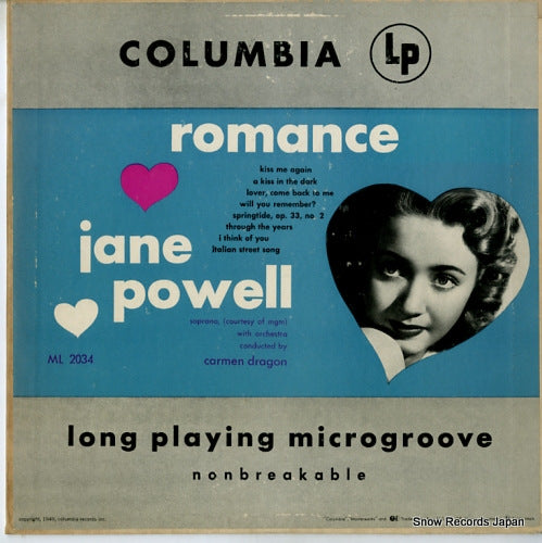POWELL, JANE romance ML2034