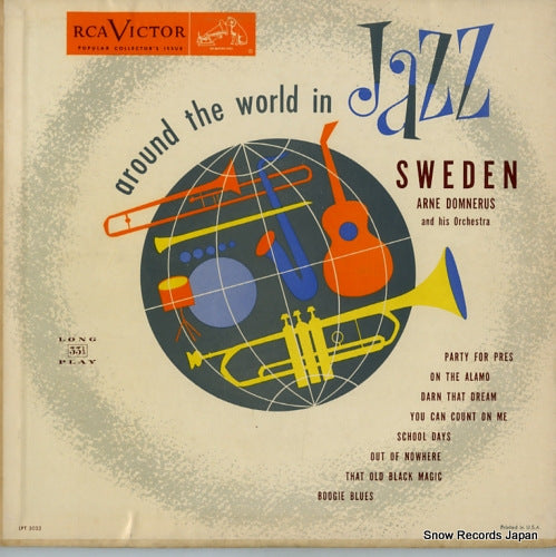 DOMNERUS, ARNE around the world in jazz-sweden LPT3032