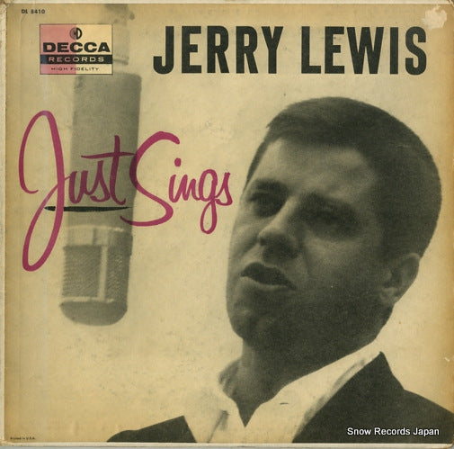LEWIS, JERRY just sings DL8410