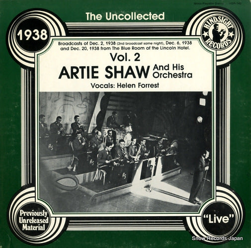 SHAW, ARTIE the uncollected vol.2 HSR-140
