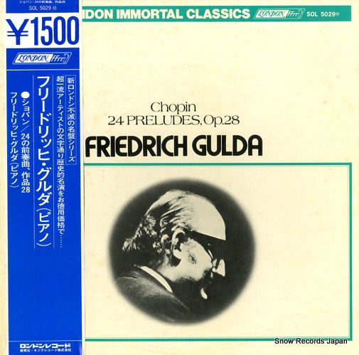 GULDA, FRIEDRICH chopin; 24 preludes op.28 SOL5029