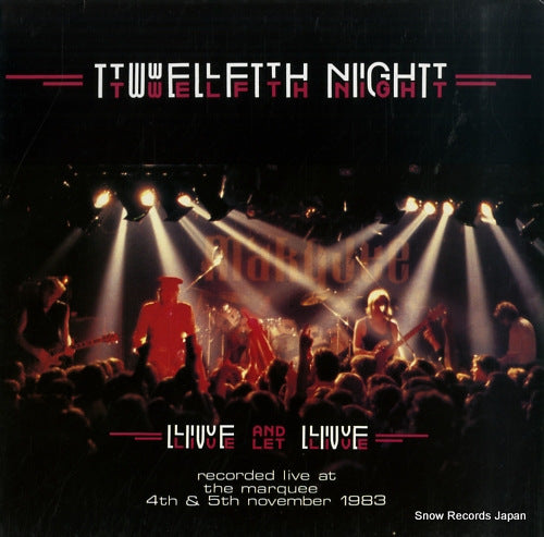 TWELFTH NIGHT live and let live MFN18