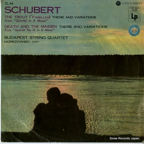 BUDAPEST STRING QUARTET, THE schubert; the trout/death and the maiden ZL-44