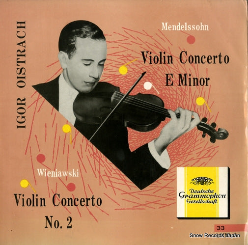 OISTRACH, IGOR mendelssohn; violin concerto e minor LXM-4