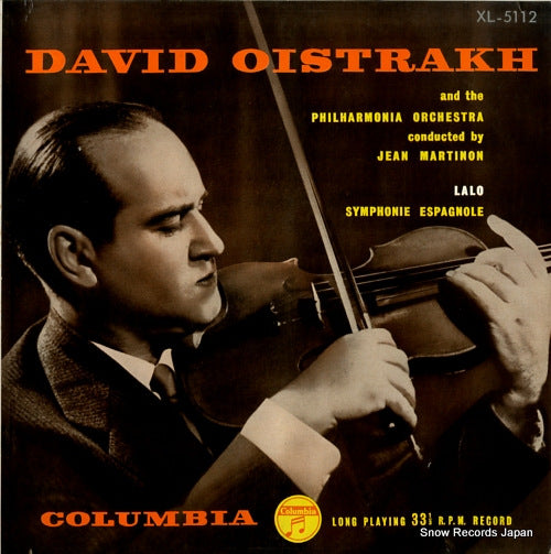 OISTRAKH, DAVID lalo; symphonie espagnole XL-5112
