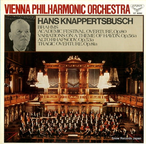 KNAPPERTSBUSCH, HANS brahms; academic festival overture op.80 GT9090