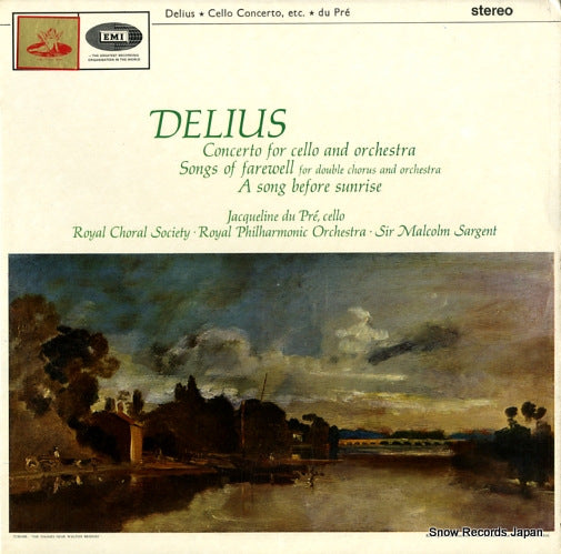 SARGENT, MALCOLM delius; concerto for cello and orchestra ASD644