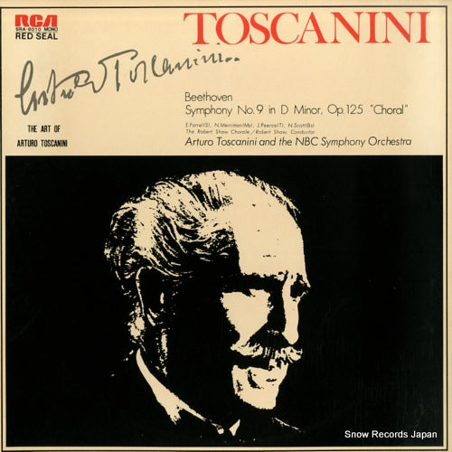 TOSCANINI, ARTURO beethoven; symphony no.9 in d minor, op.125 "choral" SRA-8010