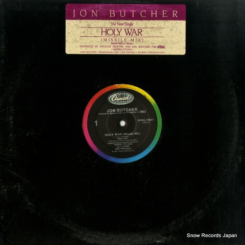 BUTCHER, JON holy war SPRO-79027