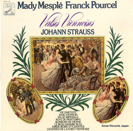 POURCEL, FRANCK / MADY MESPLE valses viennoises 2C063-11007