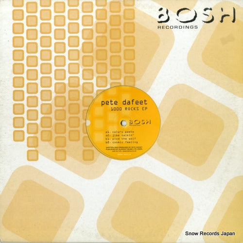 DAFEET, PETE 1000 rocks ep BOSH1237