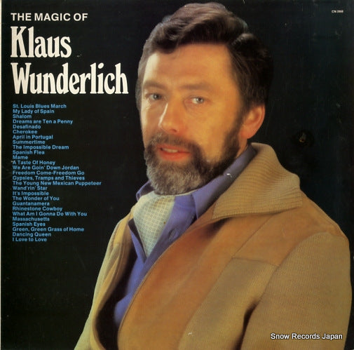 WUNDERLICH, KLAUS the magic of klaus wunderlich CN2068