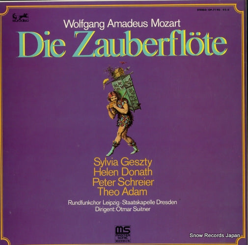 SUITNER, OTMAR mozart; die zauberflote OP-7190