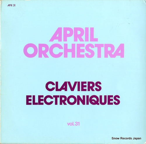 VASORI, PATRICK / CARAVELLI april orchestra vol.31 / claviers electroniques APR31