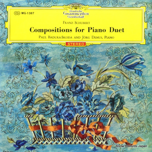 BADURA-SKODA, PAUL, AND JORG DEMUS schubert; compositions for piano duo MG-1387