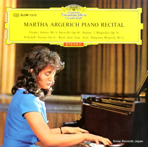 ARGERICH, MARTHA piano recital SLGM-1310
