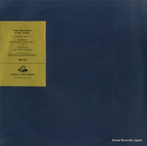 LANDOWSKA, WANDA rameau; clavecin suite no.2 GR-126