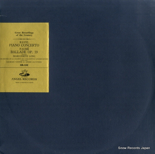 LONG, MARGUERITE ravel; piano concerto GR-132