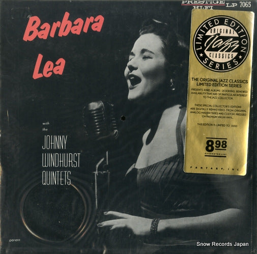 LEA, BARBARA barbara lea with the johnny windhurst quintets OJC-1713
