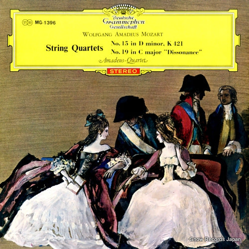 AMADEUS QUARTETT mozart; string quartet no.15 & no.19 MG-1396